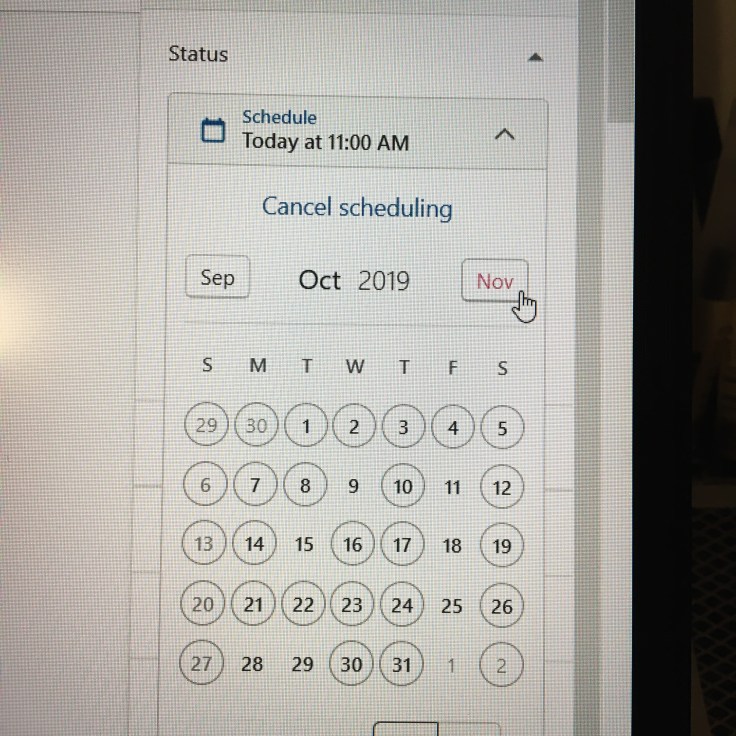October 2019 Daily Blogging