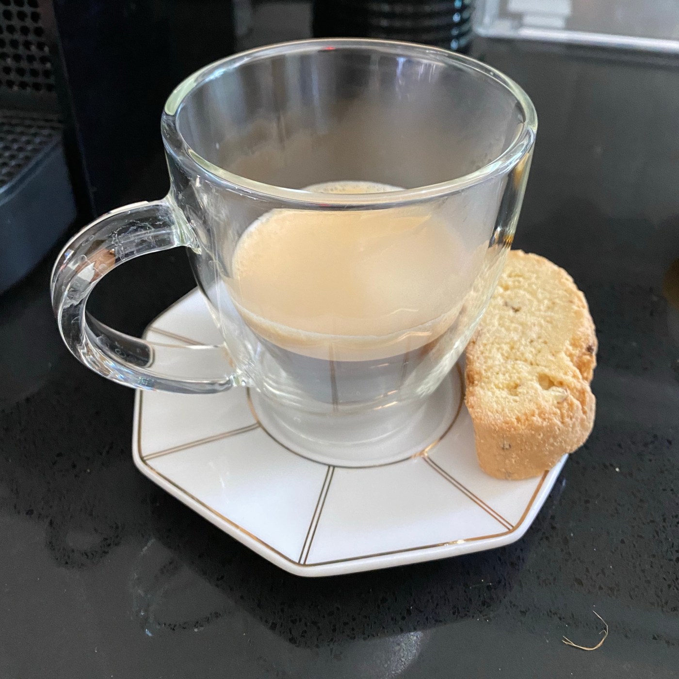 nespresso capsule and la dolce vita biscotti