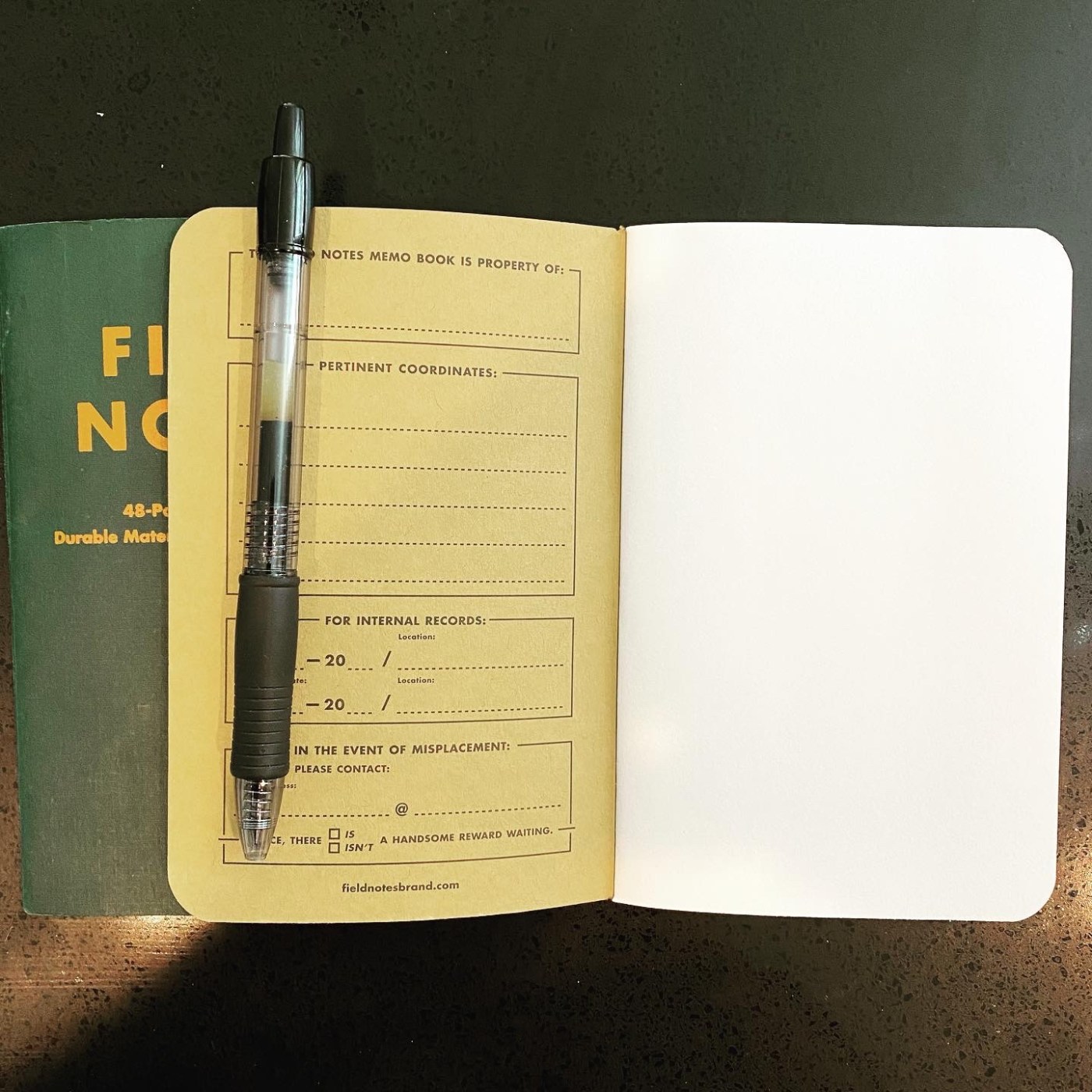 two field notes books