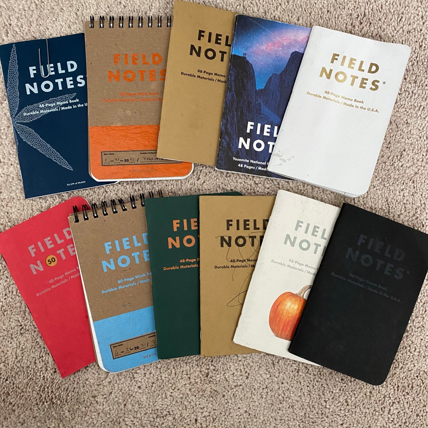 Field Notes 2021