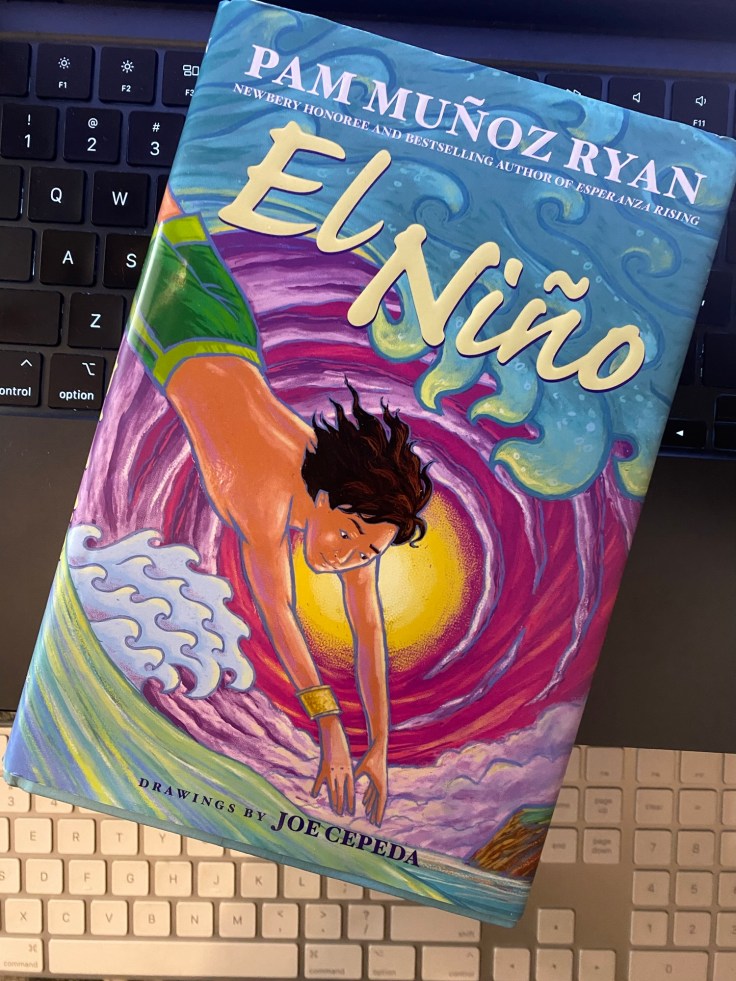 The cover to the book El Nino by Pam Munoz Ryan
